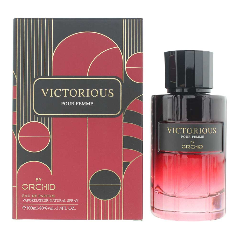Women's Orchid Victorious Pour Femme Eau De Parfum White/Amber 100Ml - Image 6