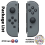 Draadloze Controller Joy Con voor Nintendo Switch Gamepad -Grijs 7