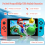 Draadloze Controller Joy Con voor Nintendo Switch Gamepad -Rood/Blauw 2