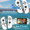 Wireless Controller Joy Con für Nintendo Switch Gamepad -Weiß 4