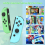 Draadloze Controller Joy Con voor Nintendo Switch Gamepad -Groen/Blauw 3
