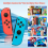Draadloze Controller Joy Con voor Nintendo Switch Gamepad -Rood/Blauw 3