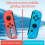 Draadloze Controller Joy Con voor Nintendo Switch Gamepad -Rood/Blauw 5
