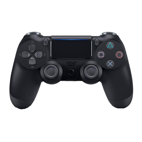 DualShock 4 Wireless-Controller Schwarz – PS4/PS3 kompatibel, ergonomisch, geringe Latenz, Lichtleiste, Lautsprecher & Kopfhörerbuchse