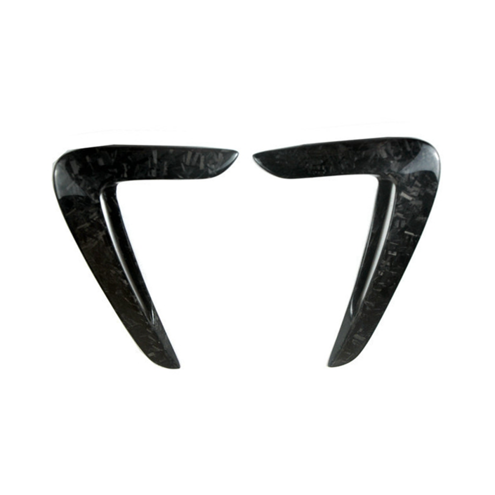 1Pair Real Carbon Fiber Side Trim For 4-Series F32 F33 F36 Light 4853951180835
