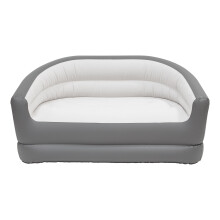 Avenli 2 Person Deluxe Inflatable Sofa / Armrests Included / Durable Vinyl Material / Easy 2 Minute Inflation / Flat Folding Storage / Flocked Surface