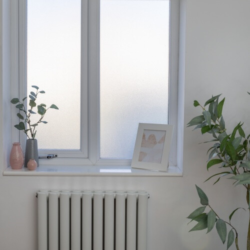 dc fix MILKY static cling vinyl window privacy film 2