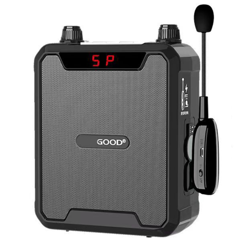 30W Portable IPX6 Waterproof Voice Amplifier with Wireless Microphone