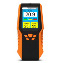 Draagbare zuurstofluchtkwaliteitsmonitor met hoge precisie temperatuur