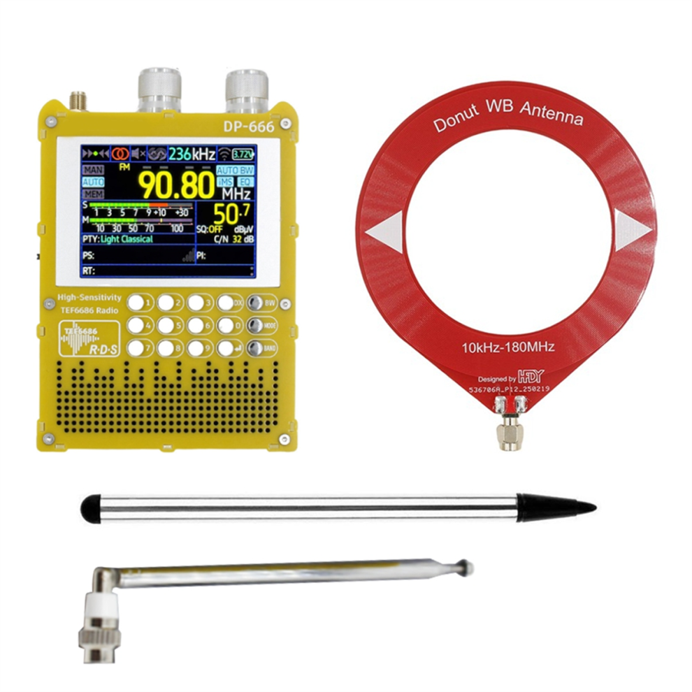 Dp-666 Tef6686 High Sensitivity Radio 2.8 Inch Ips Touch Screen 4853951177668