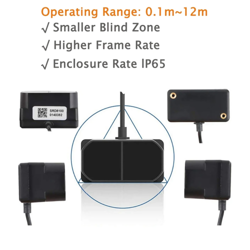 Módulo Lidar TFmini Plus Micro-Range Finder de ponto único 0,1-12 m 1