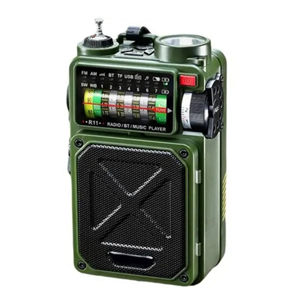 Solar Hand Crank Radio Dynamo Portable Vintage Am/Fm/Sw 4853951183171