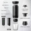 Electric Portable Espresso Coffee Machine Camping Coffee Maker White 2