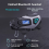 K10 Capacete de Motocicleta Intercomunicador Headset Bluetooth 5.4 FM Interfone 2