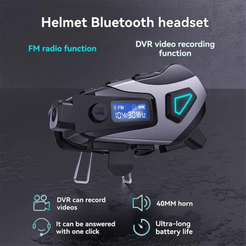 K10 Capacete de Motocicleta Intercomunicador Headset Bluetooth 5.4 FM Interfone 1