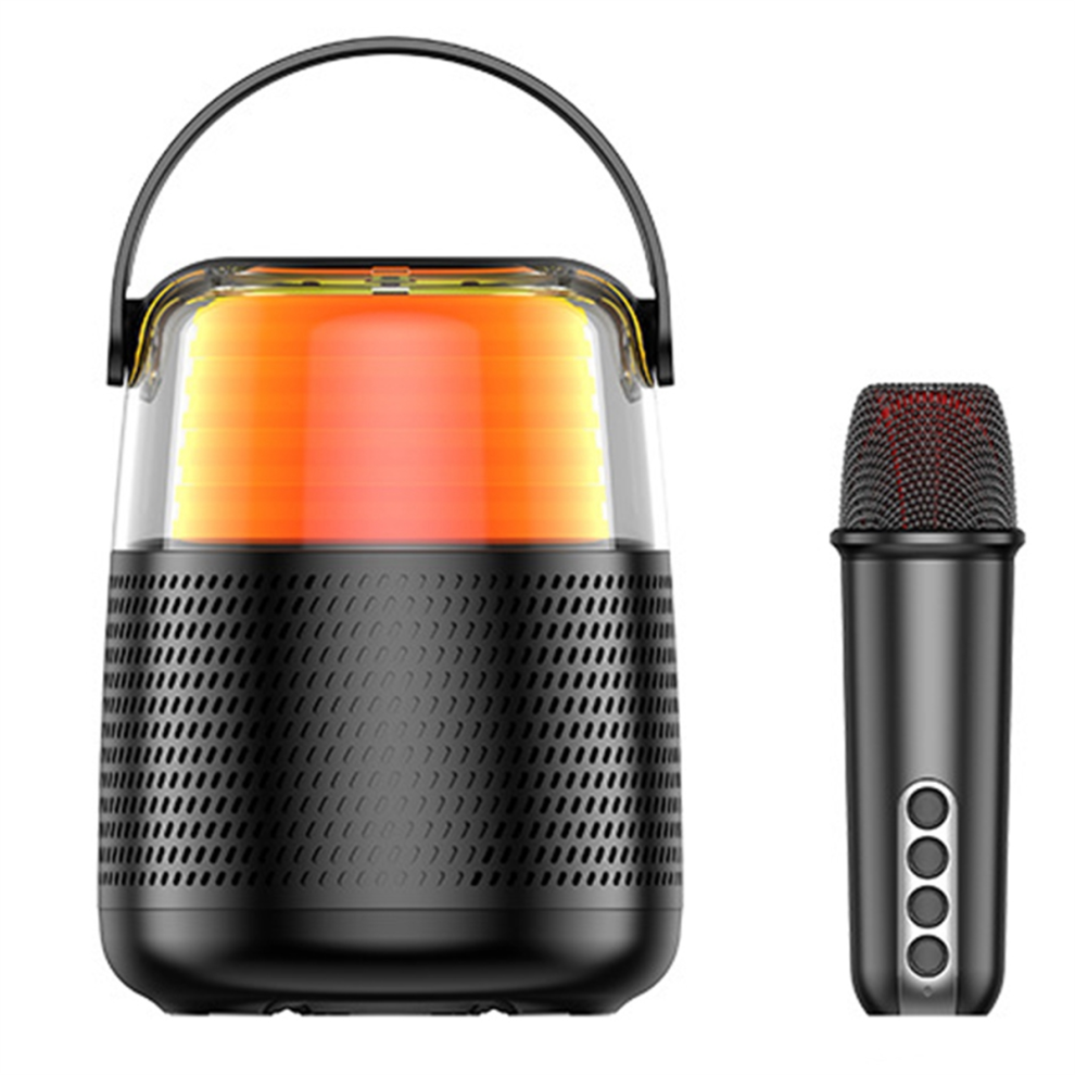 3000Mah 6W Colorful Bluetooth 5.3 Speaker Rgb Home Subwoofer Light 4853951186363