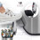 NETTA NETTA 50L Pedal Bin - Brushed Stainless Steel 3