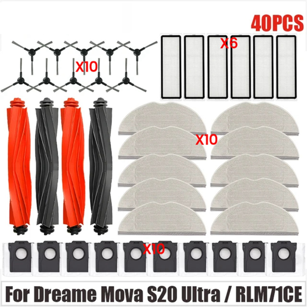40Pcs Replacement Accessories Kit For S20 Ultra / Rlm71ce 4853951190254