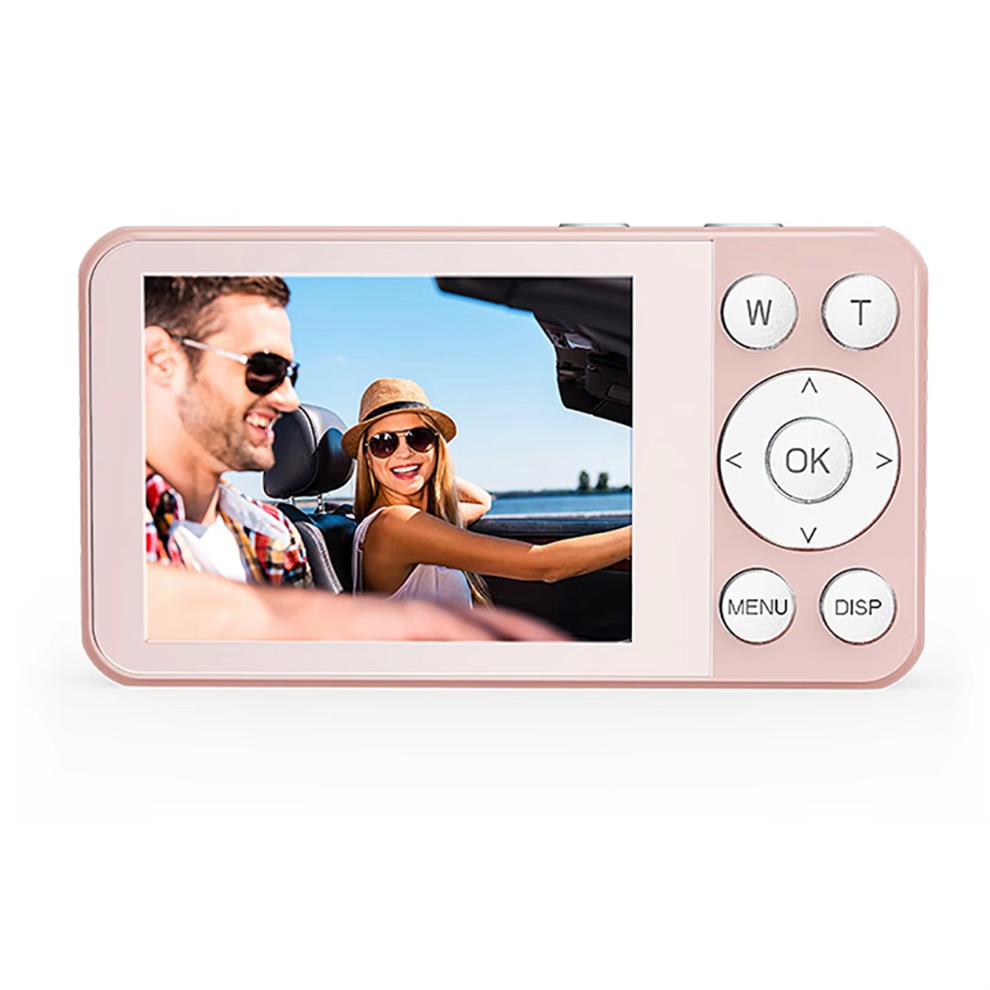 Appareil photo numérique pour enfants A56 rose, enregistreur vidéo HD 4K 30 ips