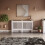 Vida Designs (Medium) Radiator Cover Shelf Vertical Slats - White FSC 3