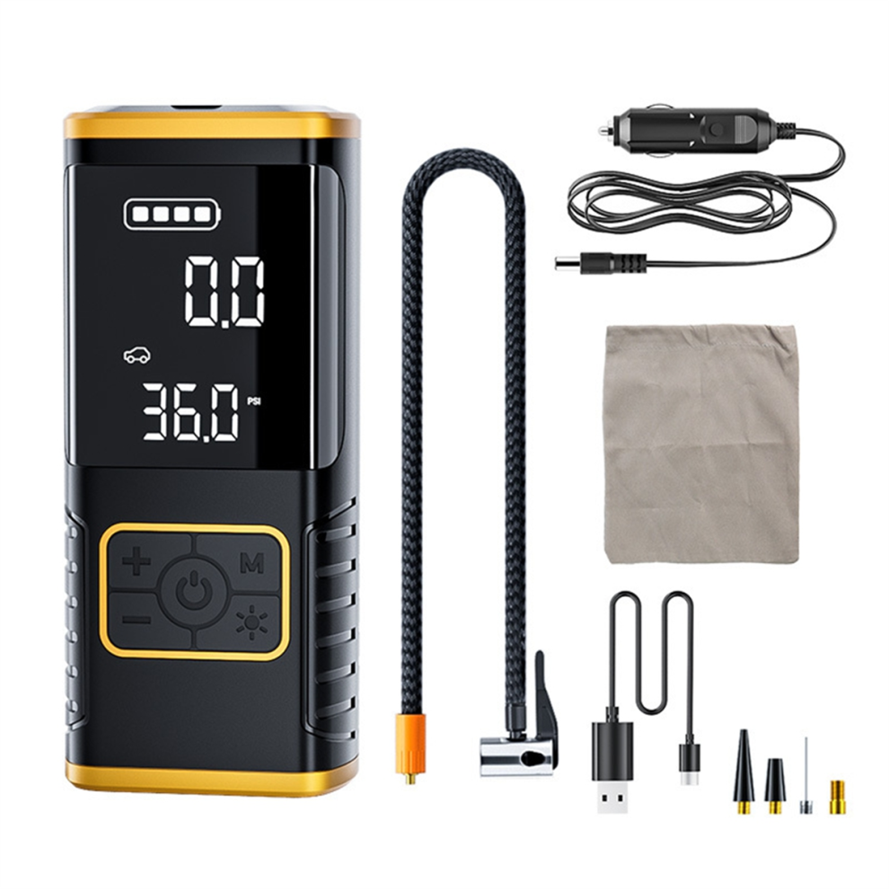 Pompa D'aria Per Auto, Per Auto, Moto, Bicicletta, Gonfiatore Elettrico Per Pneumatici