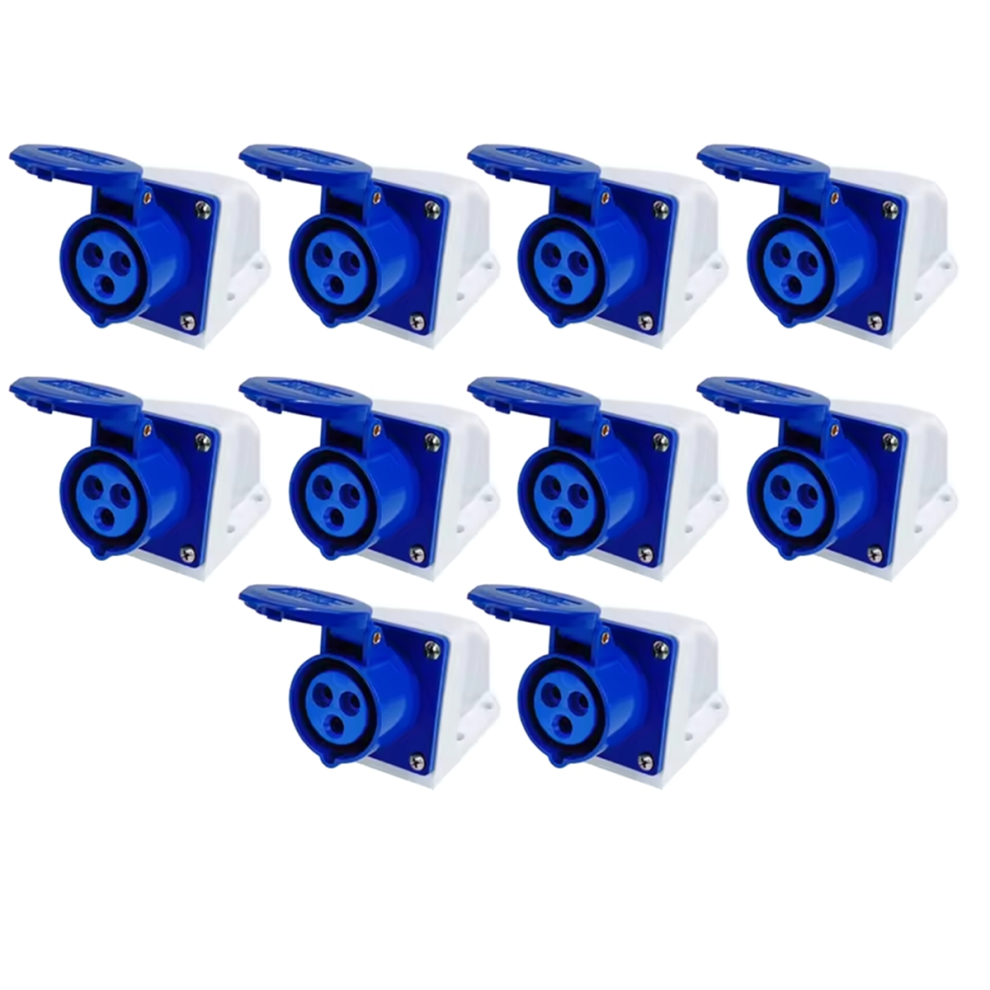 Ip44 Industrial Plug And Socket Waterproof Connector 3Pin 16A 4853951192166