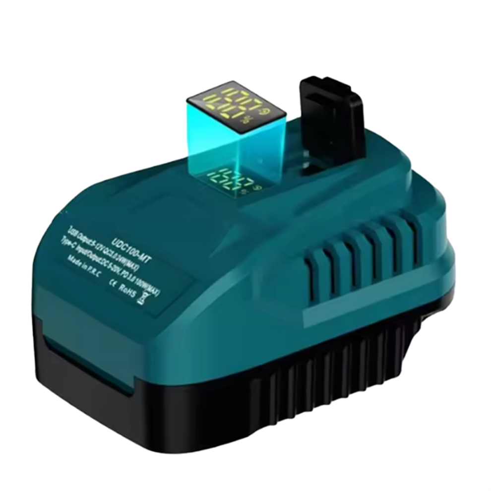 2-In-1 Adapter Converter For 18V Lithium Ion Battery 100W 4853951101526