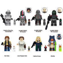 (8PCS Star Wars - C) 24PCS Star Wars Darth Clone Ray Minifigures Building Block Toy Collection Fit Lego