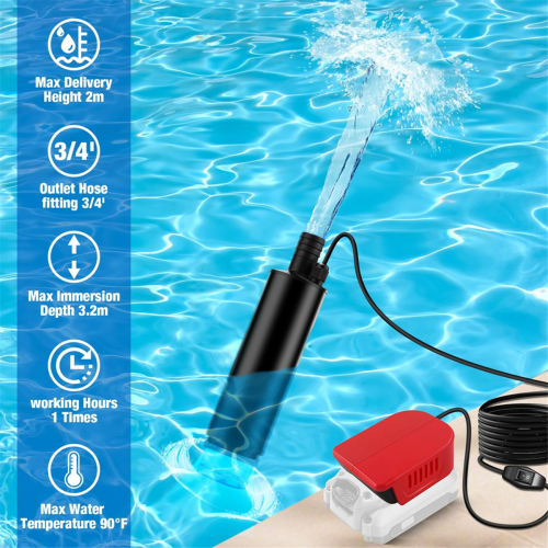 Draadloze dompelpomp voor 20V Max-accu 2