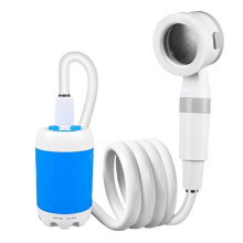 Portable Outdoor Shower Set - Handheld, Rechargeable 4000mAh Battery, 60-Minute Run Time, No-Install Pump Shower for Camping, Dorms, Pets, Car Wash