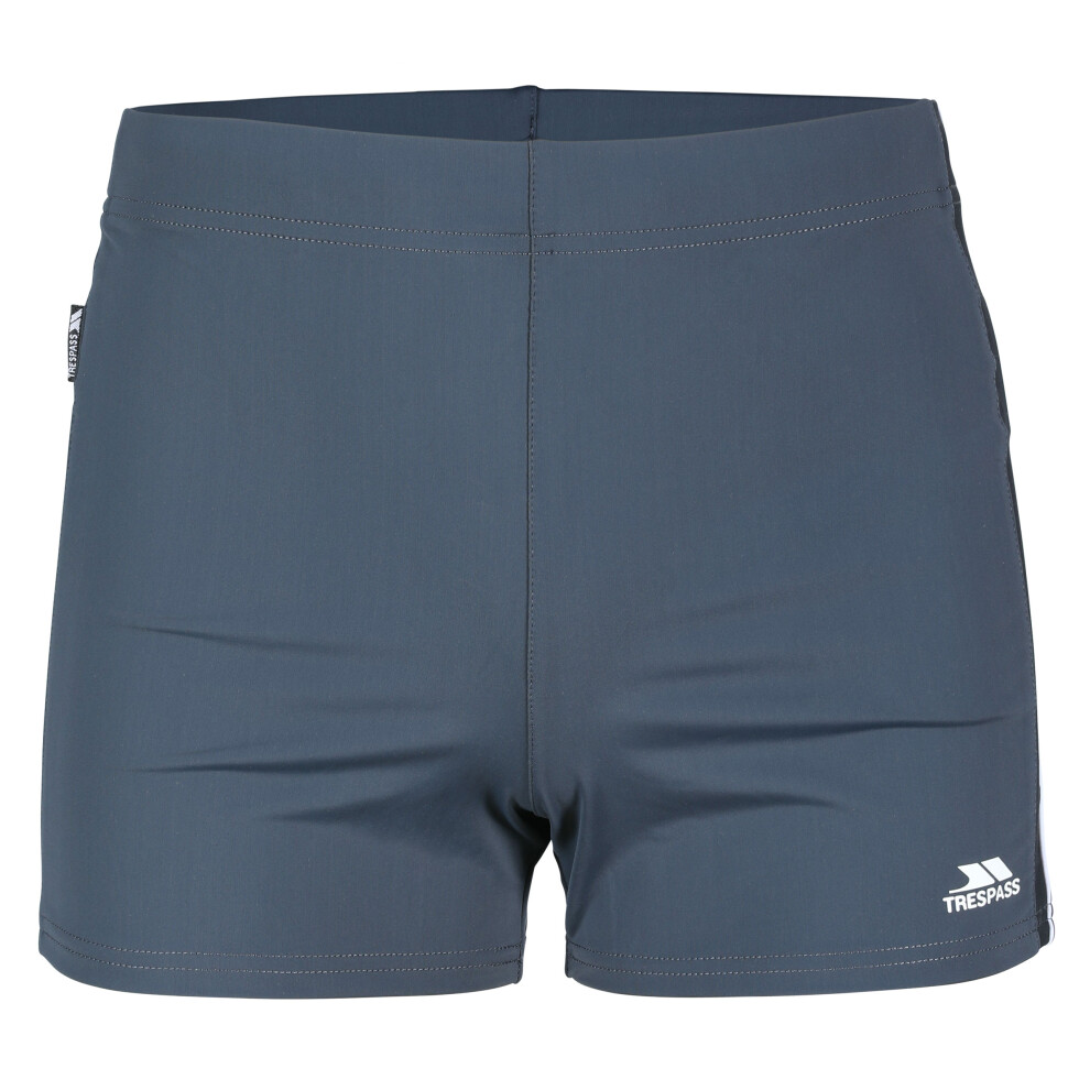 (XS, Flint) Trespass Mens Swim Shorts Pool Beach Tightrope