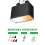 Luminária de cúpula dupla para répteis, lâmpada de calor e lâmpada UVB, plugue UE 5
