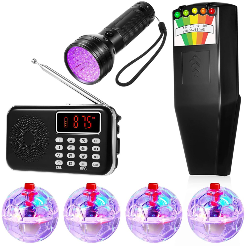 7 Pcs Equipment Kit for Electromagnetic Paranormal Investigations
