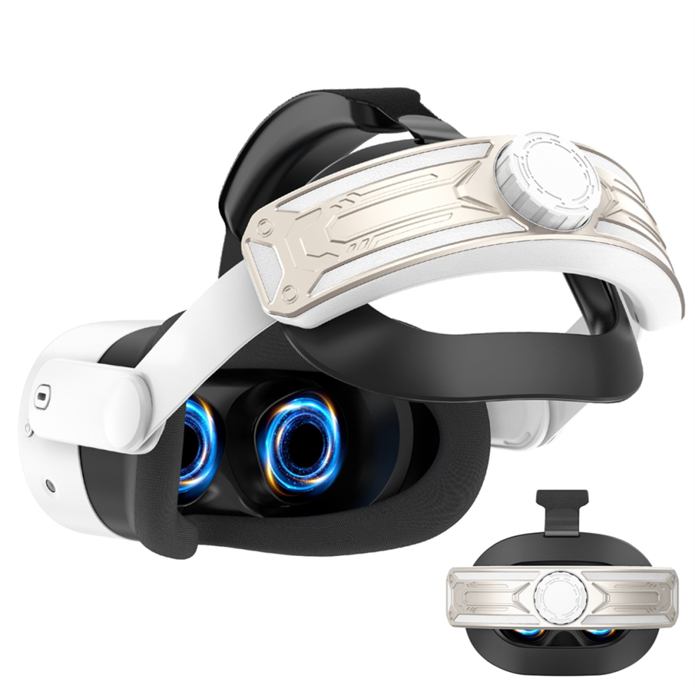 Sangle de tête VR pour Quest 3S Elite, support amélioré, or rose