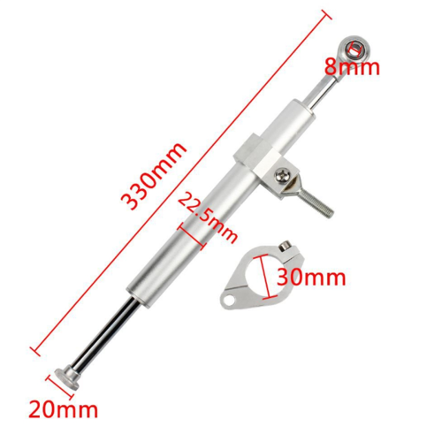 Μοτοσικλέτα 330MM CNC Universal Damper Τιμονιού για 1