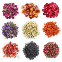 9 pungi kit de flori uscate naturale cu ierburi uscate naturale cu 2 ochiuri de trandafir pentru sapun pentru bijuterii din ra?ina de ra?ina fac
