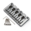 5-String Bass Bridge Body Bottom Through String Spacing Silver 1