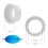 Adjustable Pool Fountain Five Nozzles Waterfall Sprinkler for Cooling 2