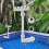 Adjustable Pool Fountain Five Nozzles Waterfall Sprinkler for Cooling 5