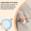 White Noise Machine with 14 White Noise Adjustable,Night Light Black 4