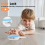 White Noise Machine with 14 White Noise Adjustable,Night Light Black 3