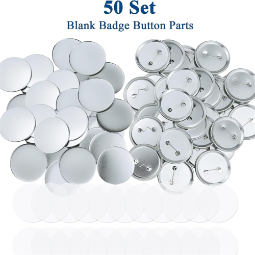 150 Pcs 2.28inch(58mm) Button Blanks Kit- for Custom Pins 1