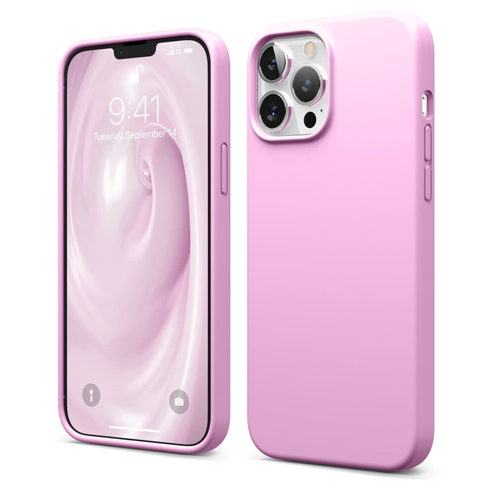 Elago Liquid Silicone Case Compatible With Iphone 13 Pro Max (6.7 Inches) Premium Silicone Case Full Protection Case - Shockproof Cover With 3 Struc 8809788485762