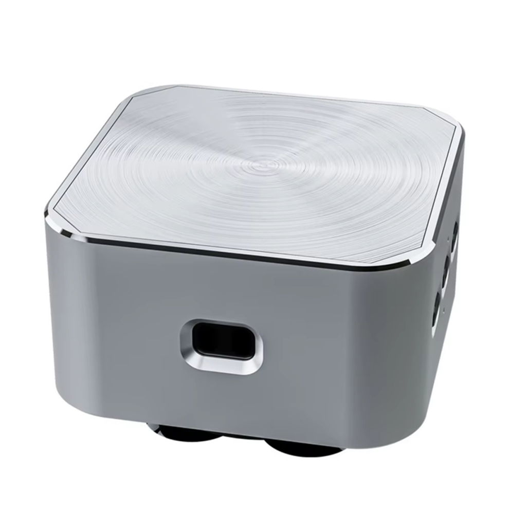 Bone Conduction Bluetooth Speaker With Fm Radio Resonant Audio Silver 4853951113284
