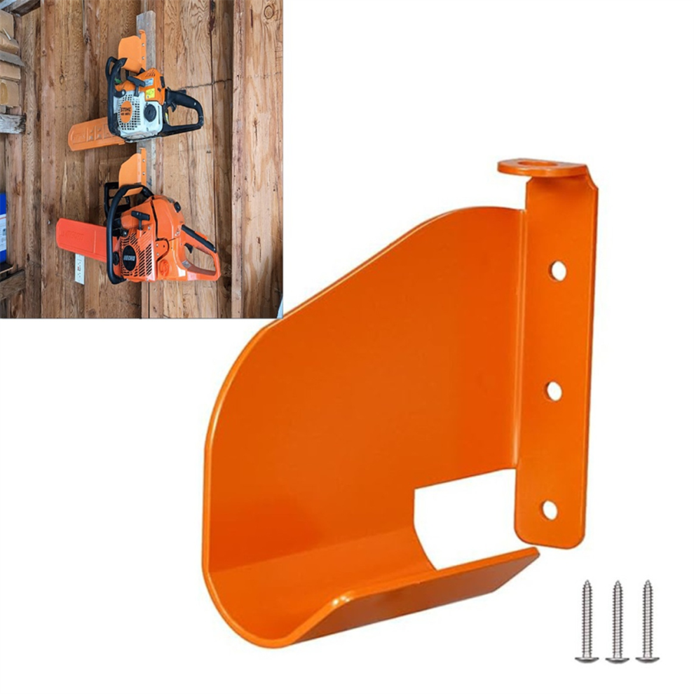 Chainsaw Hanger Holder Heavy Gauge Steel Powder Coated 4853951111846