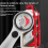 60X Handheld Magnifying Glass Uv Light Rechargeable Led Illuminated 4