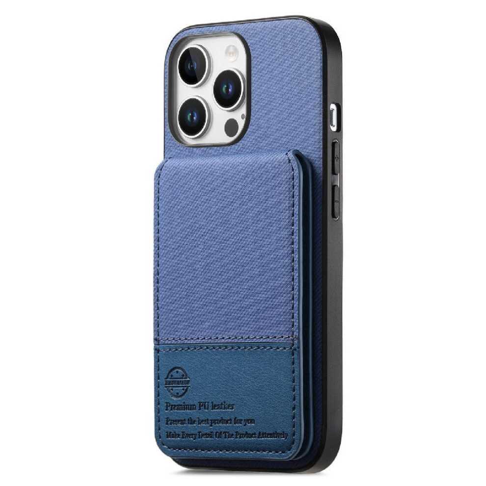 (Blue) Compatible With Iphone 13 Pro Case Wallet Rfid Blocking Shockproof Leather Case Blue 764563522033
