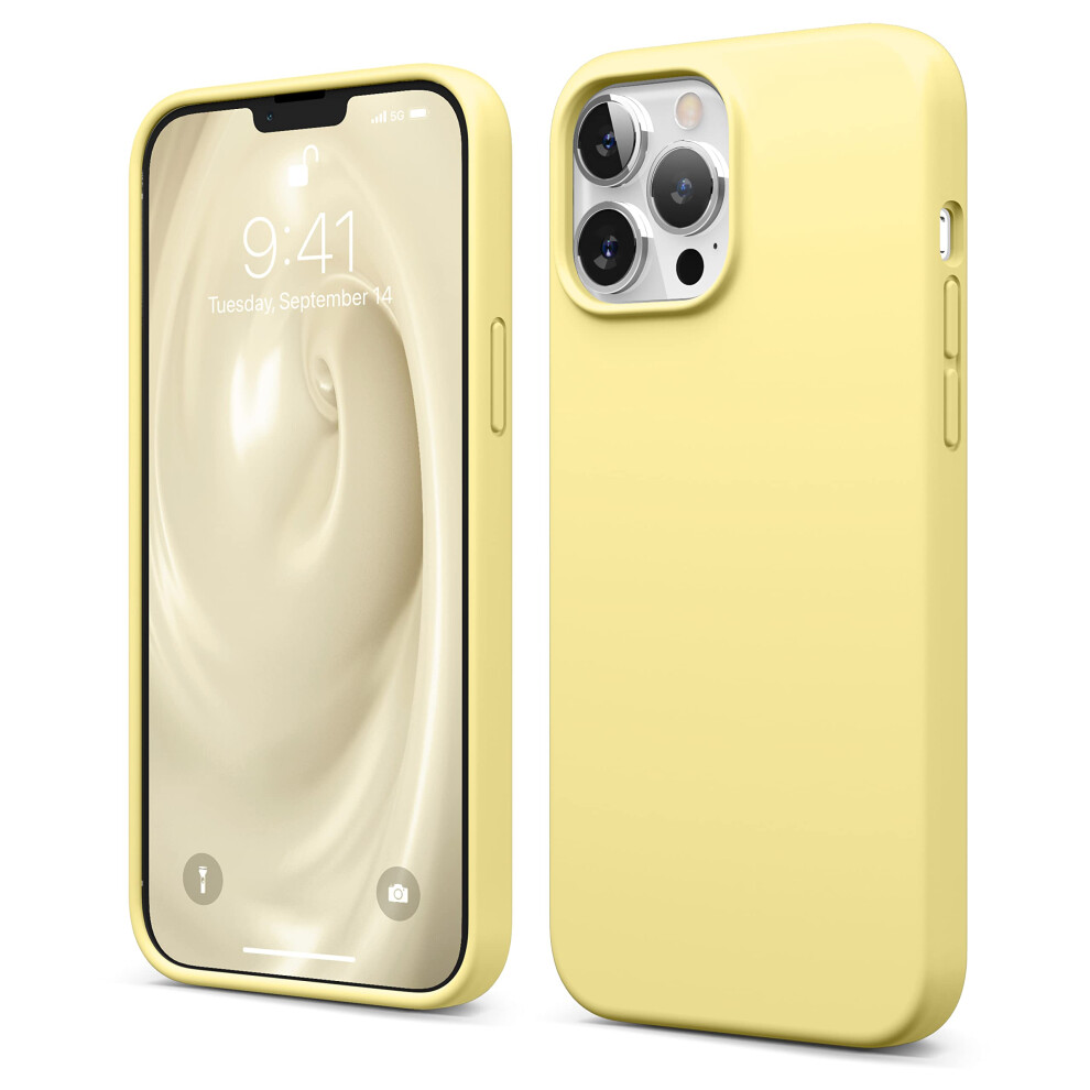 Elago Liquid Silicone Case Compatible With Iphone 13 Pro Max (6.7 Inches) Premium Silicone Case Full Protection Case - Shockproof Cover With 3 Struc 8809788482235