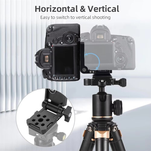 Folding Camera L Bracket Plate Monopod Stabilizer Accessories 1