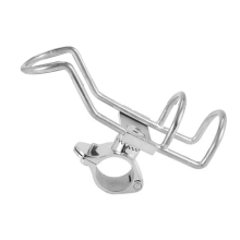 Suporte para vara de pescar em aço inoxidável 316 com furo de 25 mm